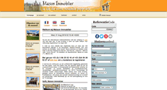 Desktop Screenshot of maison-immobilier.eu